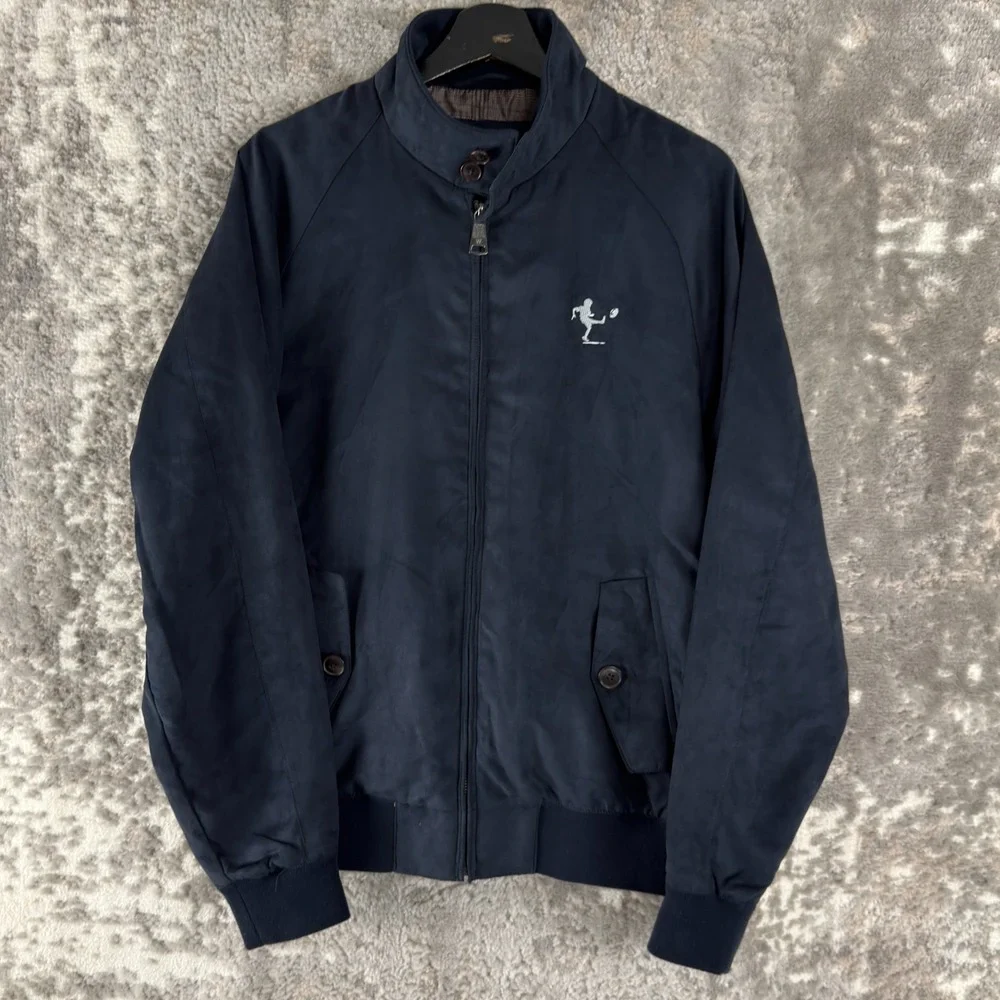 Weatherproof‎ Size S Outdoor Mock Neck Jacket Navy Long Sleeve Button Zip